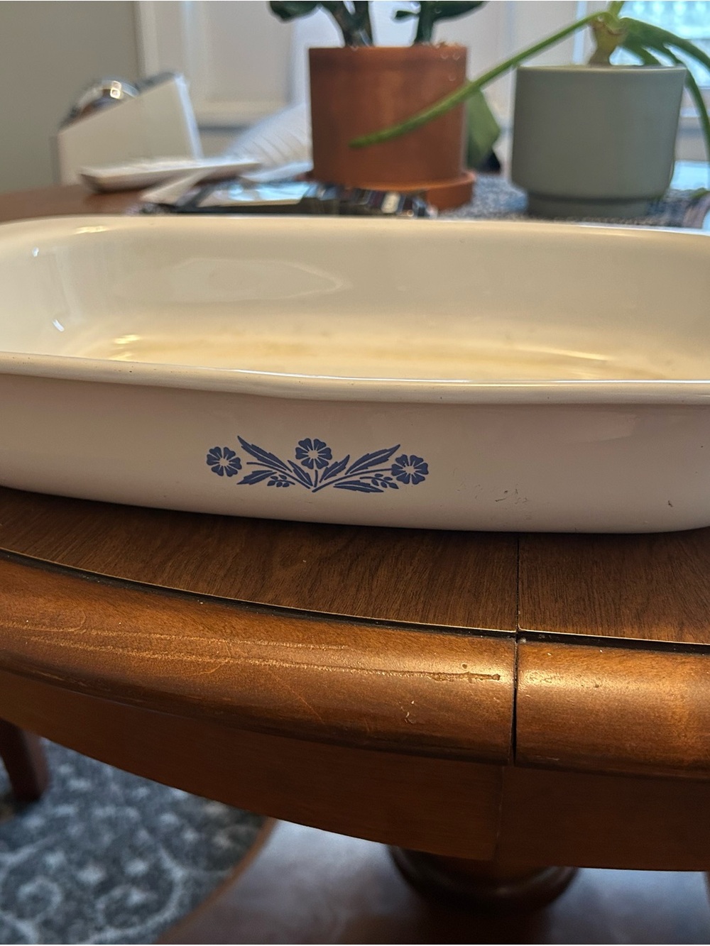 Corningware White P21 Vintage baking dish